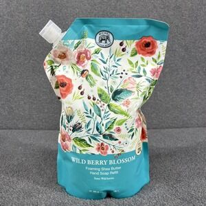 MICHEL Design Works WILD BERRY BLOSSOM Foaming Shea B Hand‎ Soap Refill 35.6 oz